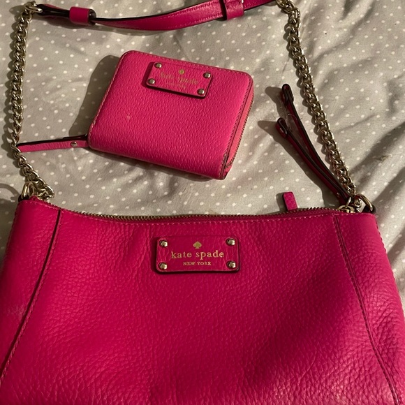 kate spade Handbags - kate spade shoulder bag with Wallet!